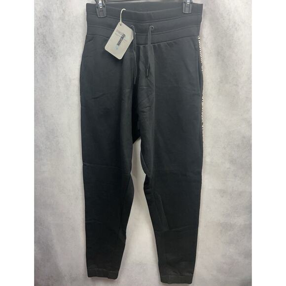 Gymshark Womens Oversized Fit Monogram Fleece Joggers Black Size XS NWT … - Picture 4 of 15